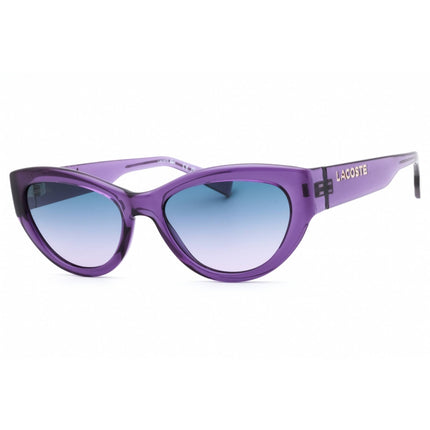 Lacoste Women's Sunglasses - Transparent Purple Cat Eye Full Rim Frame | L6013S 513 ,