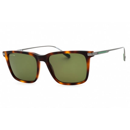 Lacoste Men's Sunglasses - Havana Acetate Square Shape Frame Green Lens | L6017S 214 ,
