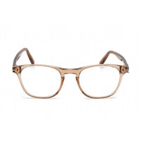 Tom Ford Men's Eyeglasses - Shiny Light Brown Acetate Square Full Rim | FT5625-B 045 ,