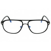 Tom Ford Men's Eyeglasses - Matte Black Metal Aviator Full Rim Frame | FT5751-B 002 ,