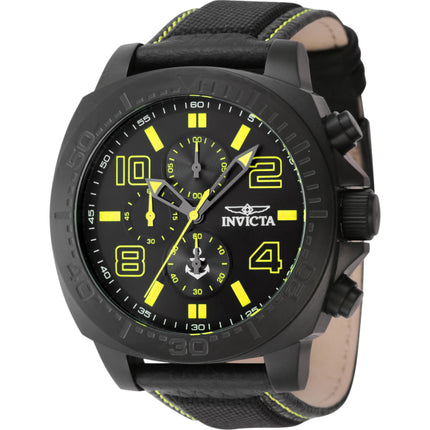Invicta Men's Watch - Ocean Voyage Quartz Chronograph Black Nylon Strap | 46287 ,