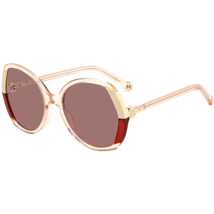 Carolina Herrera Women's Sunglasses - Nude Beige Butterfly Frame | CH 0051/S 0LDN/4S ,