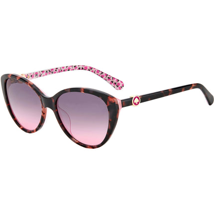 Kate Spade Women's Sunglasses - Pink Havana Full Rim Cat Eye | VISALIA/G/S-0HT8/FF ,