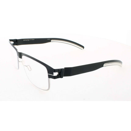 Mykita Unisex Eyeglasses - Silver Forest Green | NO1-AUGUST-SILVER-FOREST-GRN 156 ,