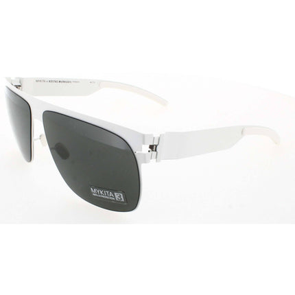 Mykita Unisex Sunglasses - Antique White Metal Frame | COLLAB-PHINEAS-ANTIQUE WHITE ,