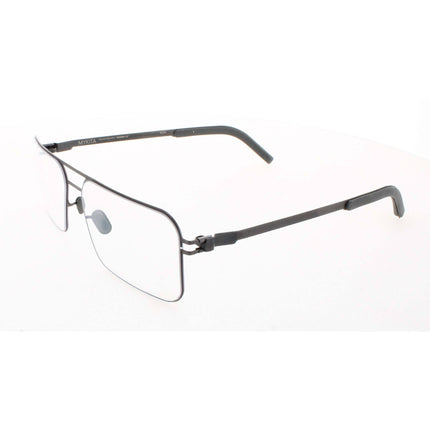 Mykita Unisex Eyeglasses - Rectangular Metal Frame | DOGMA-1-DOGMA-1.2-GRAPHITE 012 ,