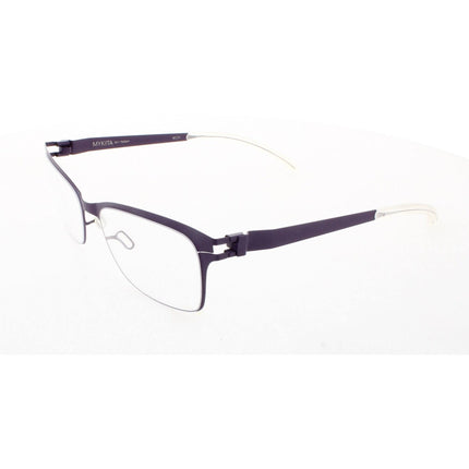 Mykita Unisex Eyeglasses - Violet Metal Square Full Rim Frame | NO1-MONA-VIOLET 081 ,