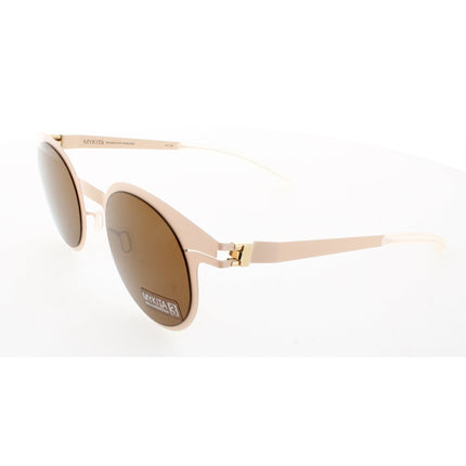 Mykita Unisex Sunglasses - Safrane Metal Round Frame | NO1 SUN-MARLENE-SAFRANE 139 ,