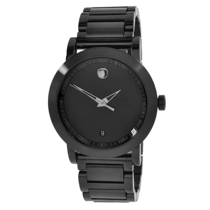 Movado Men's Quartz Watch - Museum Black PVD Stainless Steel Bracelet | 0606615 ,