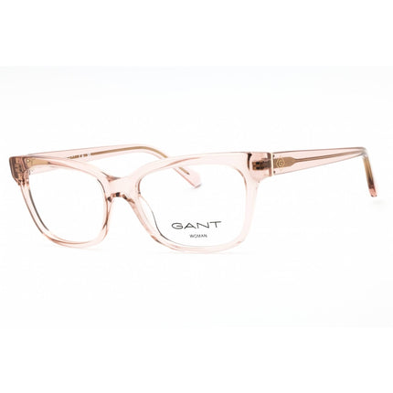 Gant Women's Eyeglasses - Shiny Beige Acetate Square Shape Full Rim Frame | GA4140 057 ,