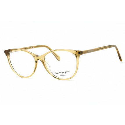 Gant Women's Eyeglasses - Shiny Yellow Cat Eye Frame Clear Demo Lens | GA4149 039 ,