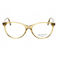 Gant Women's Eyeglasses - Shiny Yellow Cat Eye Frame Clear Demo Lens | GA4149 039 ,