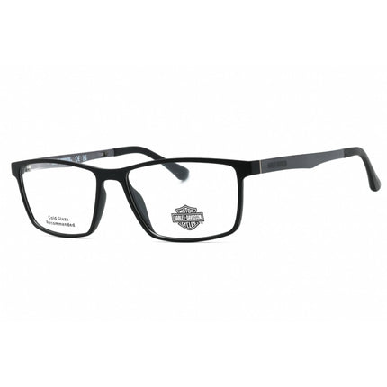 Harley Davidson Men's Eyeglasses - Matte Black Plastic Full Rim Frame | HD0794 002 ,