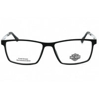 Harley Davidson Men's Eyeglasses - Matte Black Plastic Full Rim Frame | HD0794 002 ,