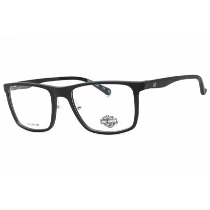 Harley Davidson Men's Eyeglasses - Matte Gunmetal Square Full Rim Frame | HD9025 009 ,