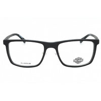 Harley Davidson Men's Eyeglasses - Matte Gunmetal Square Full Rim Frame | HD9025 009 ,