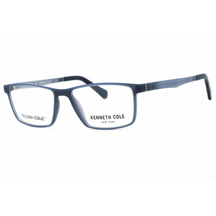 Kenneth Cole New York Men's Eyeglasses - Matte Blue Rectangular Frame | KC0318 091 ,