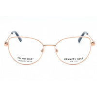 Kenneth Cole New York Women's Eyeglasses - Shiny Rose Gold Metal Frame | KC0347 028 ,