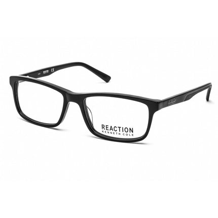 Kenneth Cole Reaction Men's Eyeglasses - Shiny Black Rectangular Frame | KC0787 001 ,