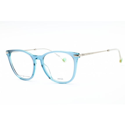 Tommy Hilfiger Women's Eyeglasses - Blue Plastic Cat Eye Full Rim | TH 1881 0PJP 00 ,