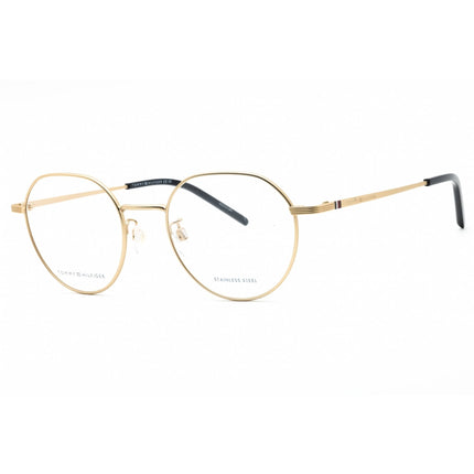 Tommy Hilfiger Men's Eyeglasses - Matte Gold Metal Round Frame | TH 1930/F 0AOZ 00 ,