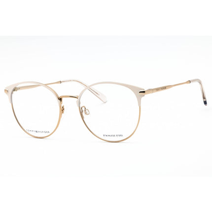Tommy Hilfiger Women's Eyeglasses - Ivory Gold Metal Round Frame | TH 1959 025A 00 ,