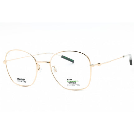 Tommy Hilfiger Unisex Eyeglasses - Gold Square Full Rim Frame | TJ 0072/F 0J5G 00 ,