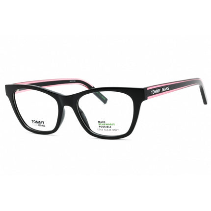 Tommy Hilfiger Women's Eyeglasses - Black Cat Eye Full Rim Frame | TJ 0080 0807 00 ,