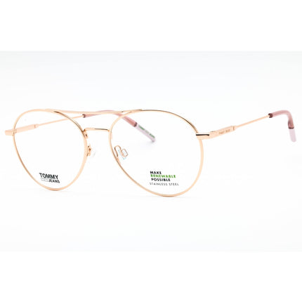 Tommy Hilfiger Unisex Eyeglasses - Gold Copper Metal Aviator Frame | TJ 0088 0DDB 00 ,