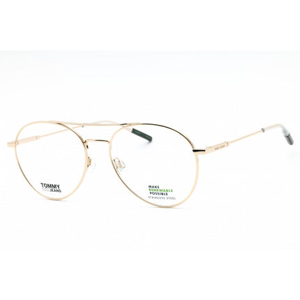 Tommy Hilfiger Unisex Eyeglasses - Gold Metal Aviator Full Rim Frame | TJ 0088 0J5G 00 ,