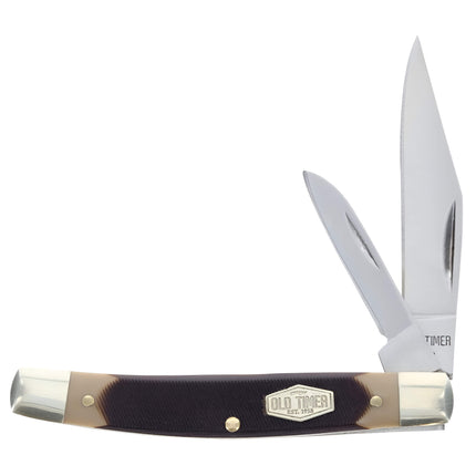 Schrade Old Timer Folding - Pocket Knife Middleman Jack Sawcut Handle | 33OT ,