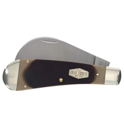 Schrade Old Timer Folding Pocket Knife - Hawkbill Pruner Sawcut Handle | 16OT ,