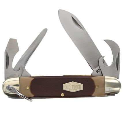 Schrade Old Timer Folding Pocket Knife - Traditional Scout Drop Point Blade | 23OT ,