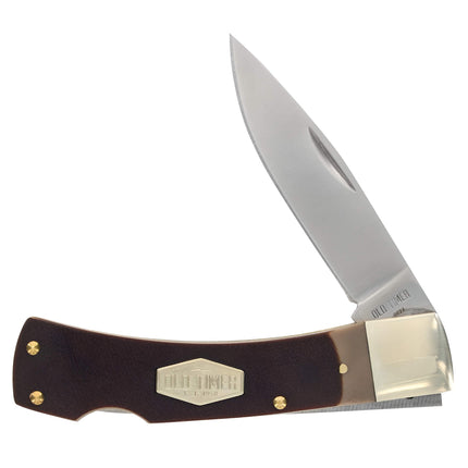 Schrade Old Timer Pocket Knife - Bruin Lockback Sawcut Handle Folding | 5OT ,