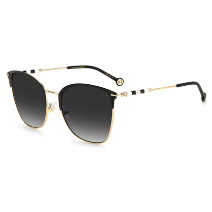 Carolina Herrera Women's Sunglasses - Gold Black Butterfly Frame | CH 0036/S 0RHL/9O ,