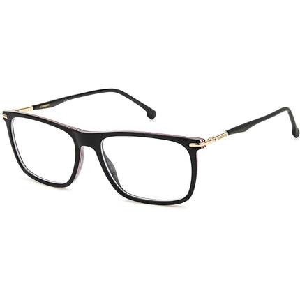 Carrera Men's Eyeglasses - Striped Black Acetate Full Rim Square Frame | 289 0M4P ,