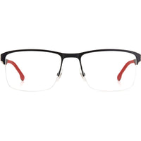 Carrera Men's Eyeglasses - 55mm Matte Black Half Rim Rectangular Frame | 8870 0003 55 ,