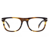 David Beckham Men's Eyeglasses - Olive Striped Acetate Rectangular Frame | 7085 0KKU ,