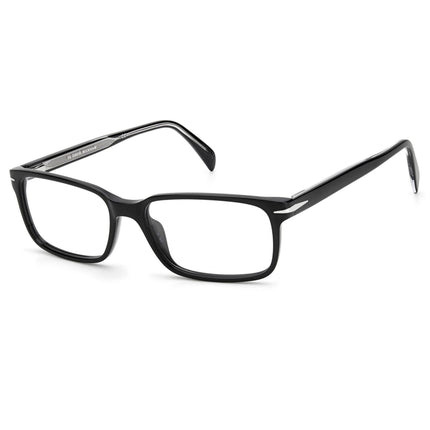 David Beckham Men's Eyeglasses - Black Full Rim Rectangular Shape Frame | DB 1065 0807 ,
