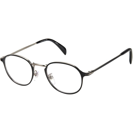 David Beckham Men's Eyeglasses - Matte Black Ruthenium Full Rim Frame | DB 7055 0TI7 ,