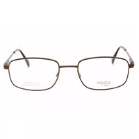 Elasta Men's Eyeglasses - Matte Brown Metal Full Rim Rectangular Frame | E 7240 04IN ,