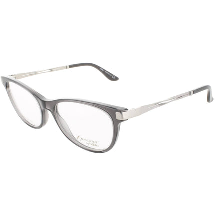 Emozioni Women's Eyeglasses - Crystal Grey Plastic Full Rim Cat Eye | EM 4047 0FX8 ,