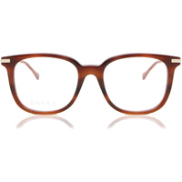 Gucci Women's Eyeglasses - Havana Acetate Full Rim Square Shape Frame | GG0968O 002 ,