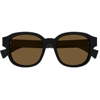 Gucci Men's Sunglasses - Shiny Black Acetate Full Rim Panthos Frame | GG1140SK 003 ,