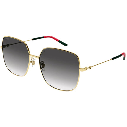 Gucci Women's Sunglasses - Gold Metal Full Rim Butterfly Shape Frame | GG1195SK 001 ,