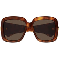 Gucci Women's Sunglasses - Havana Acetate Full Rim Square Shape Frame | GG1402S 002 ,