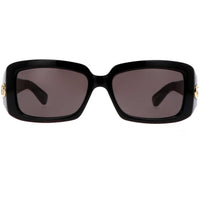 Gucci Women's Sunglasses - Black Plastic Full Rim Rectangular Frame | GG1403S 001 ,