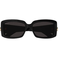 Gucci Women's Sunglasses - Black Injected Plastic Rectangular Frame | GG1403SK 001 ,
