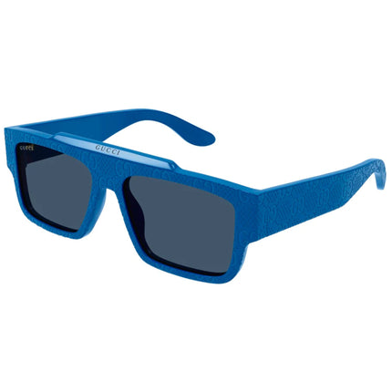 Gucci Men's Sunglasses - Blue Logo Pattern Recycled Acetate Square Frame | GG1460S 008 ,