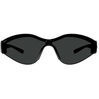 Gucci Women's Sunglasses - Black Injected Plastic Half Rim Cat Eye Frame | GG1651S 001 ,